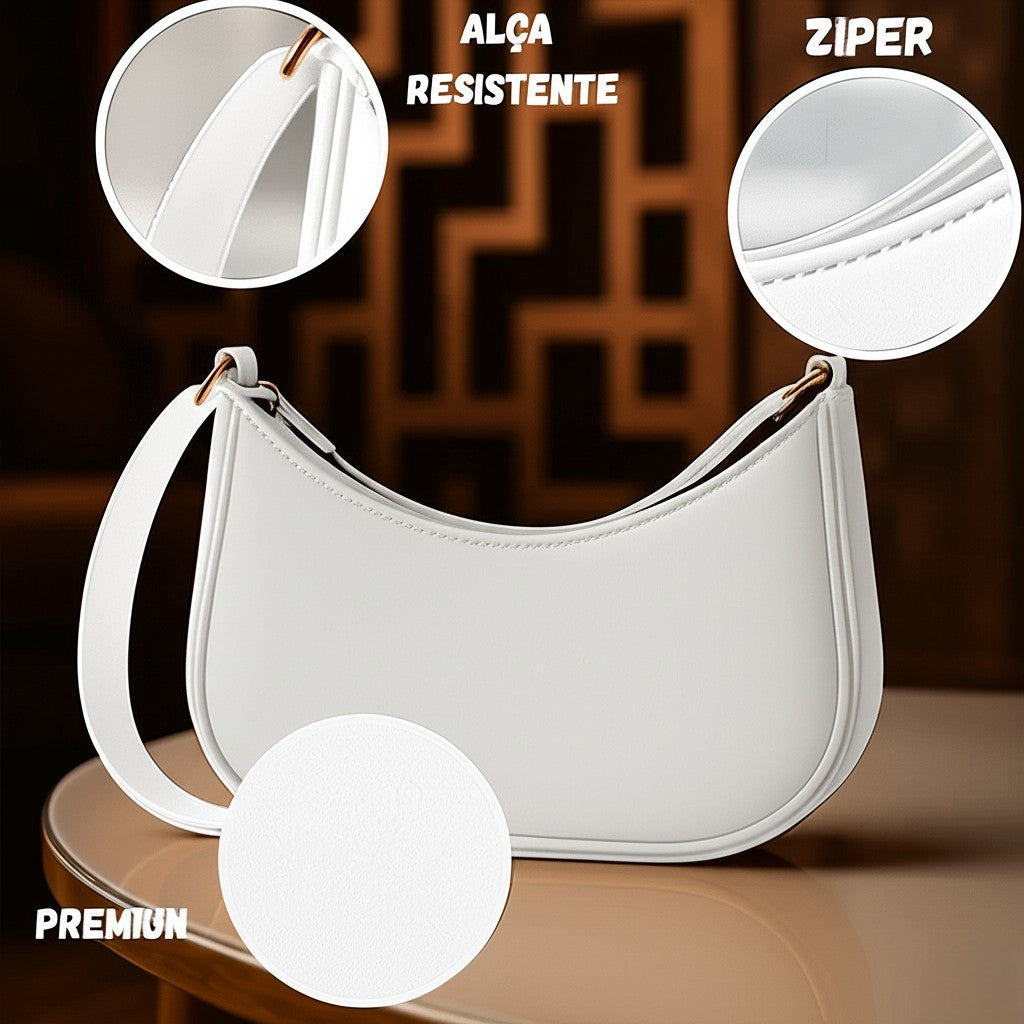 Bolsa Feminina Tiracolo Modelo Jane | Branca