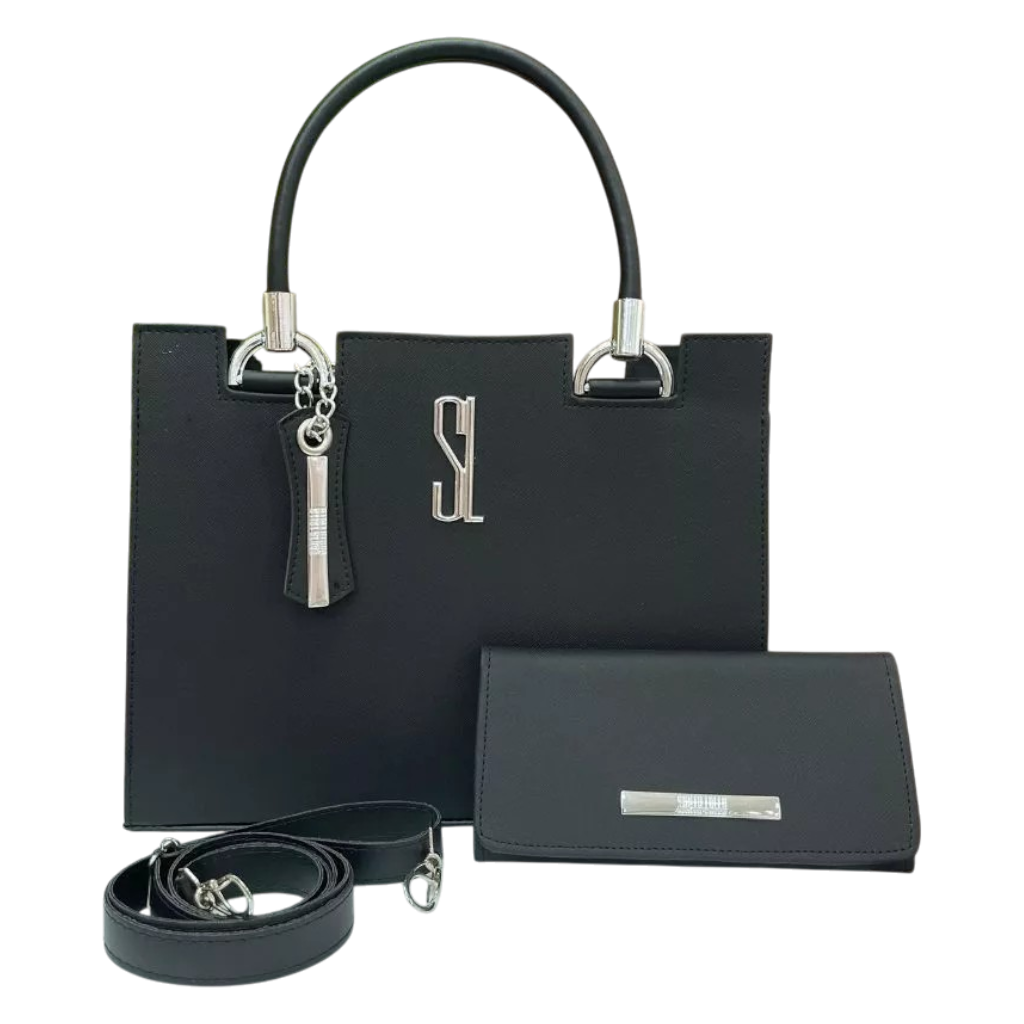 Bolsa Feminina Tote Modelo Kelly | Preta