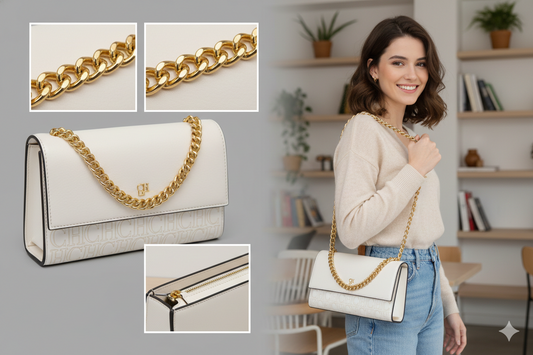 Bolsa Feminina Tiracolo Clutch Modelo Heritage