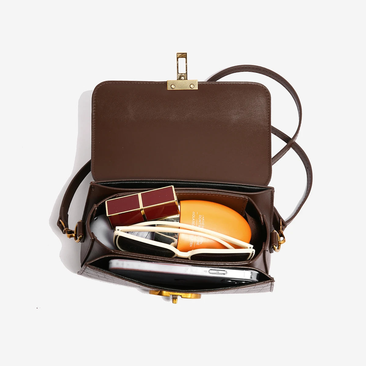 Bolsa Feminina Transversal Executiva Modelo Verona