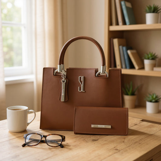 Bolsa Feminina Tote Modelo Kelly | Caramelo