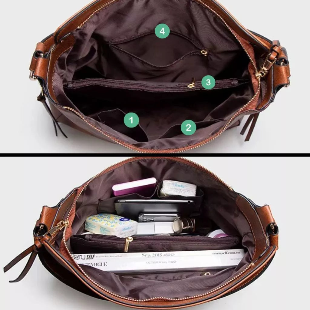 Bolsa Feminina De Couro Modelo PL