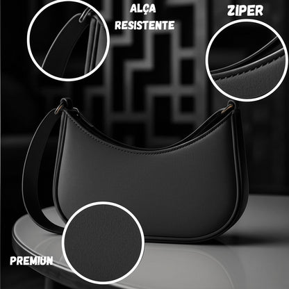 Bolsa Feminina Tiracolo Modelo Jane | Preta