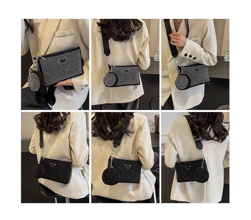 Bolsa Feminina Tiracolo Modelo Tati | Preta