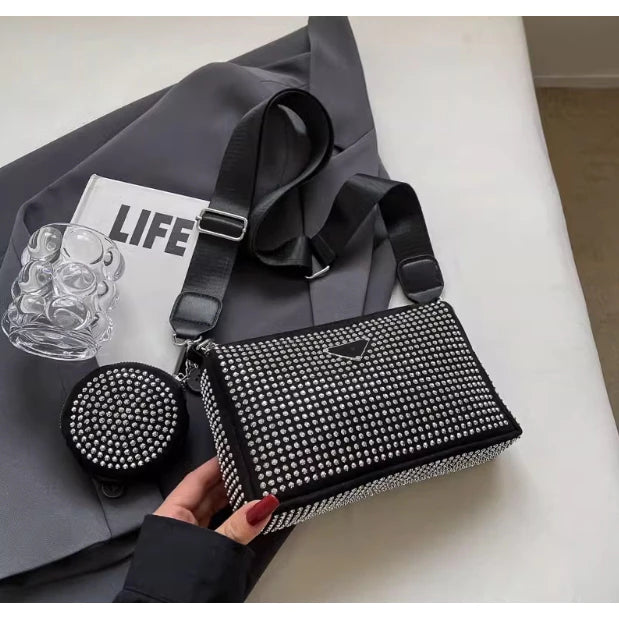 Bolsa Feminina Tiracolo Modelo Tati | Prata