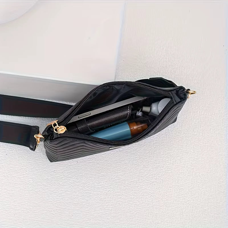 Bolsa Feminina Transversal Modelo Raquel Rosa