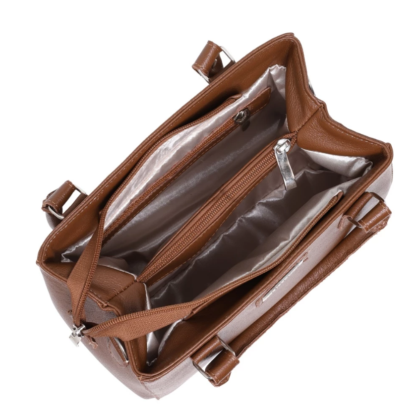 Bolsa Feminina De Couro Legitimo Modelo Box | Preta