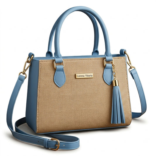Bolsa Tote Feminina Santana Detalhes Pastel | Delicadeza e Estilo