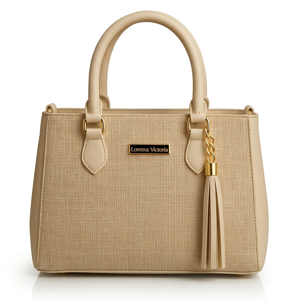 Bolsa Tote Feminina Santana Detalhes Pastel | Delicadeza e Estilo