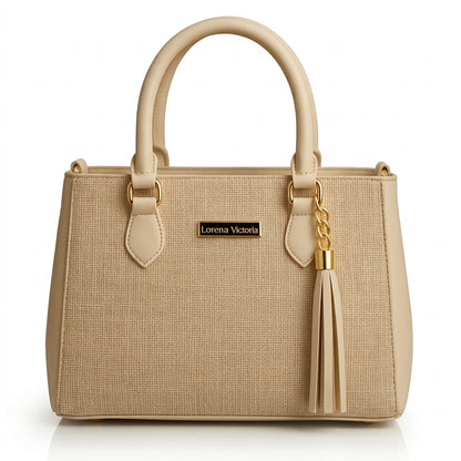 Bolsa Tote Feminina Santana Detalhes Pastel | Delicadeza e Estilo