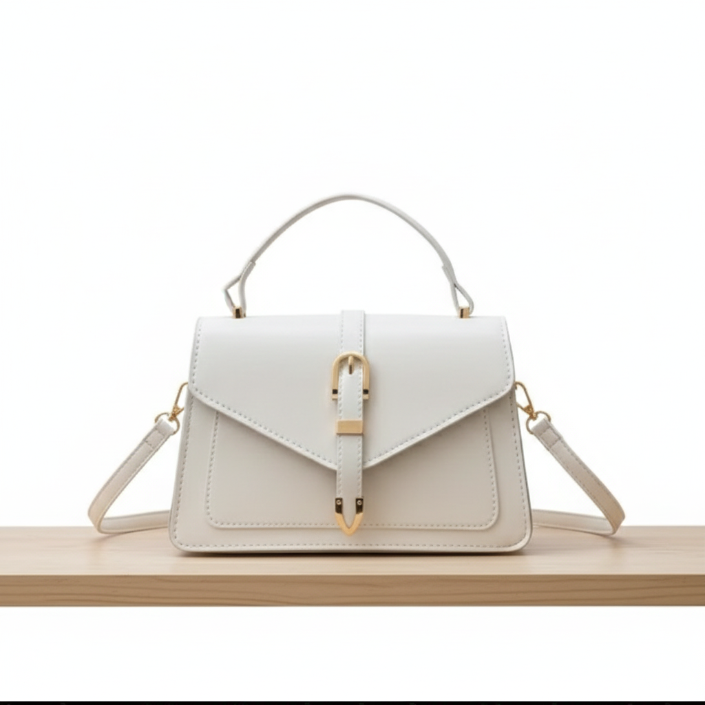 Bolsa Feminina Transversal Classic Buckle Black