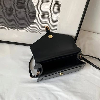 Bolsa Feminina Transversal Classic Buckle Black