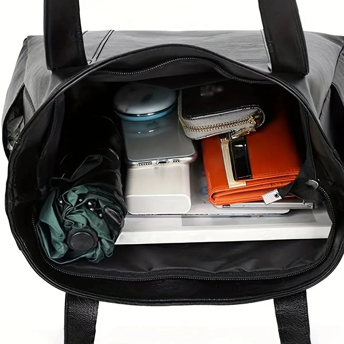 Bolsa Feminina de Couro Modelo Box Mocha – Alça Sporty Chic