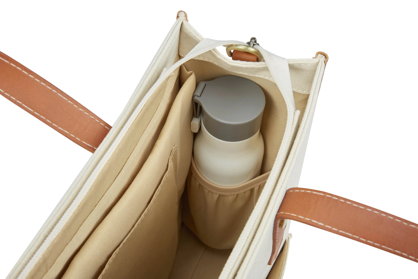 Bolsa Feminina Tote Executiva Victoria – Pingente Charm Gold