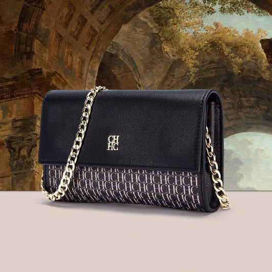 Bolsa Feminina Tiracolo Clutch Bicolor Heritage – Monograma
