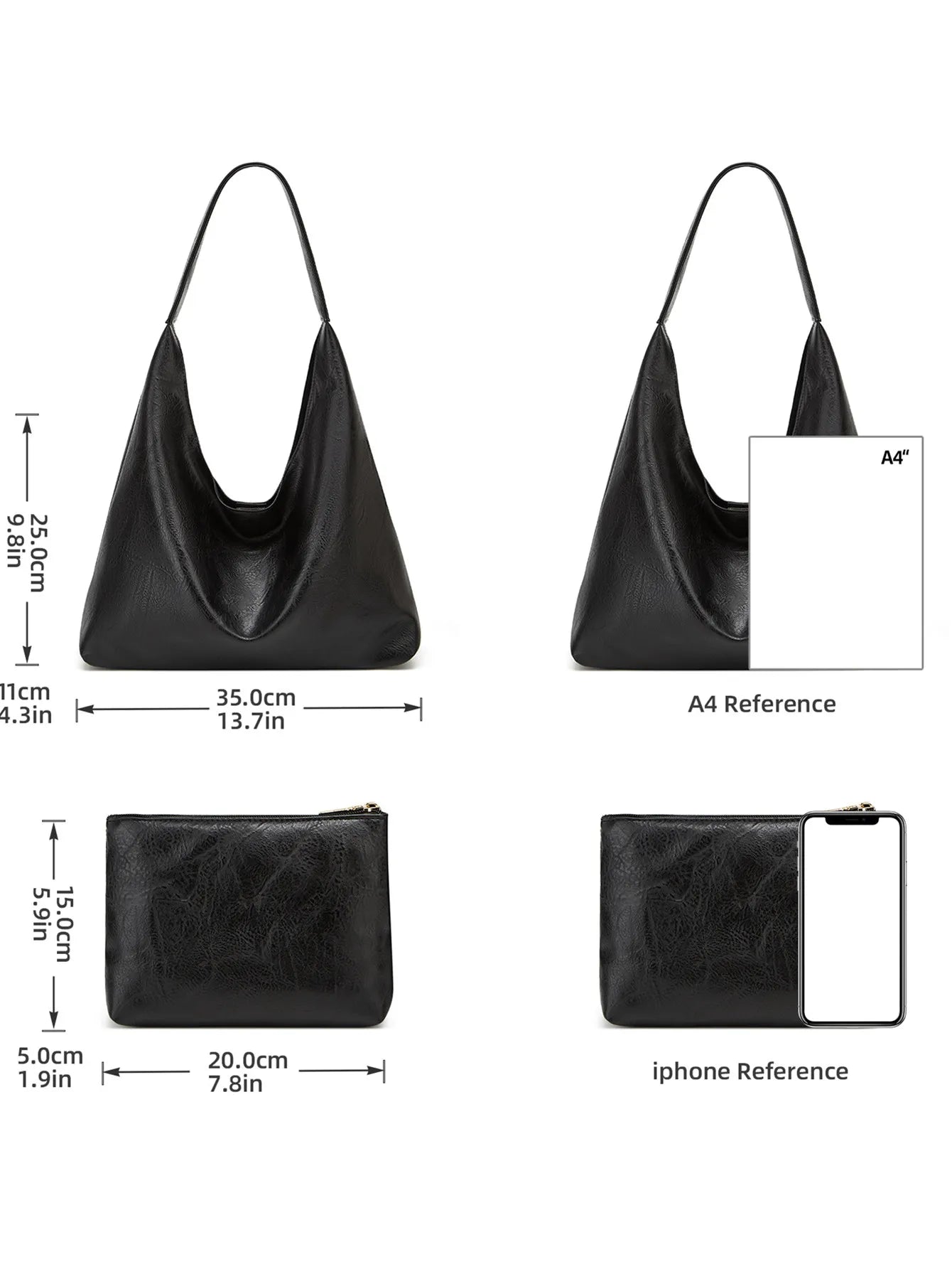 Bolsa Feminina Couro Minimalista Facillitte | Funcional e Elegante