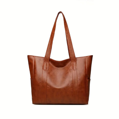 Bolsa Feminina de Couro Modelo Box Mocha – Alça Sporty Chic