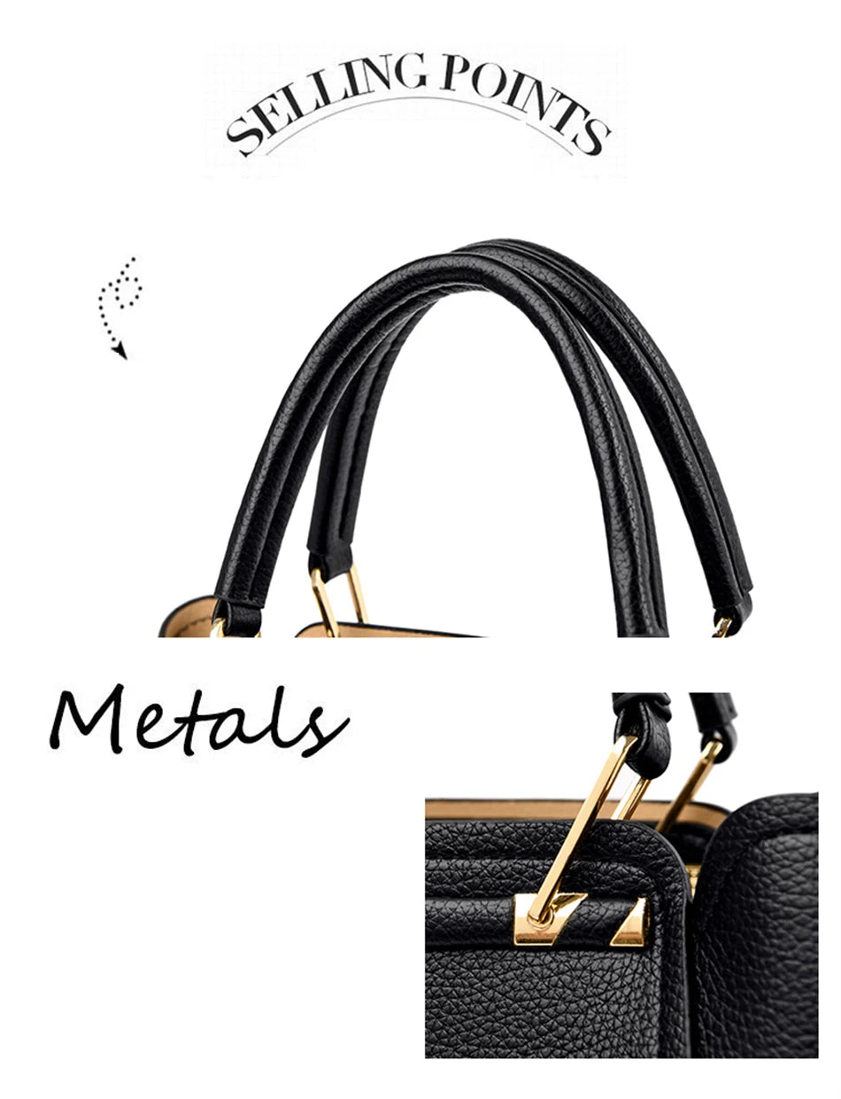 Bolsa Feminina Tote Arc Noir