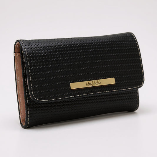 Carteira Feminina Longa Preta Modelo Lara