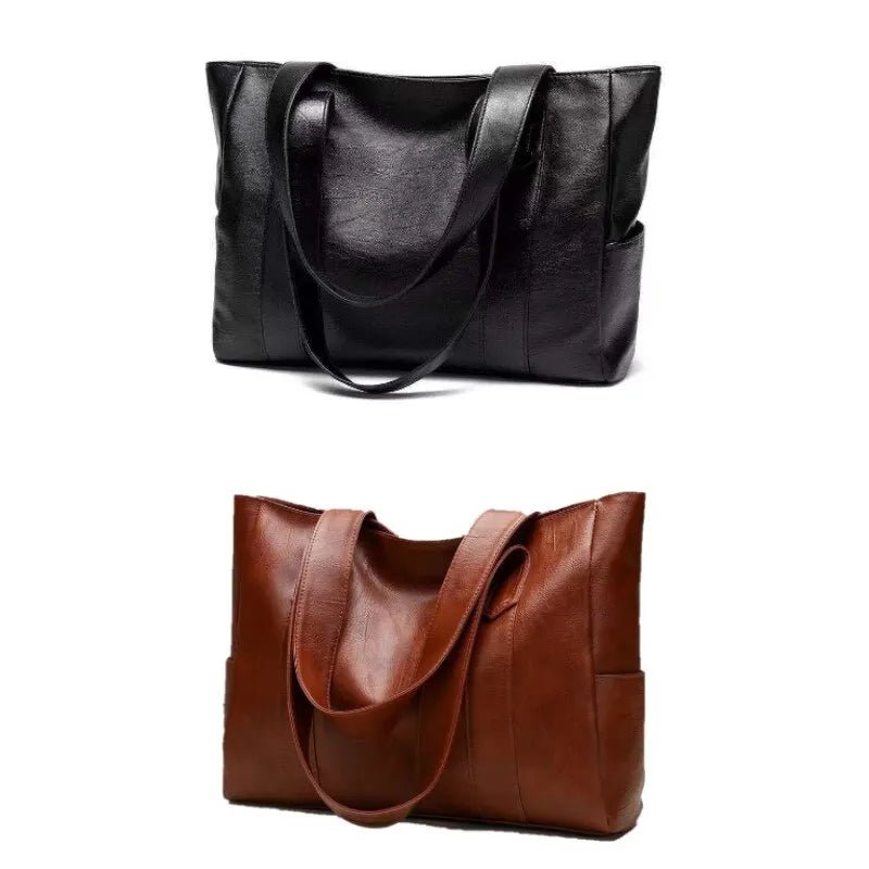 Bolsa Feminina de Couro Modelo Box Mocha - Loja Glamurize LTDA