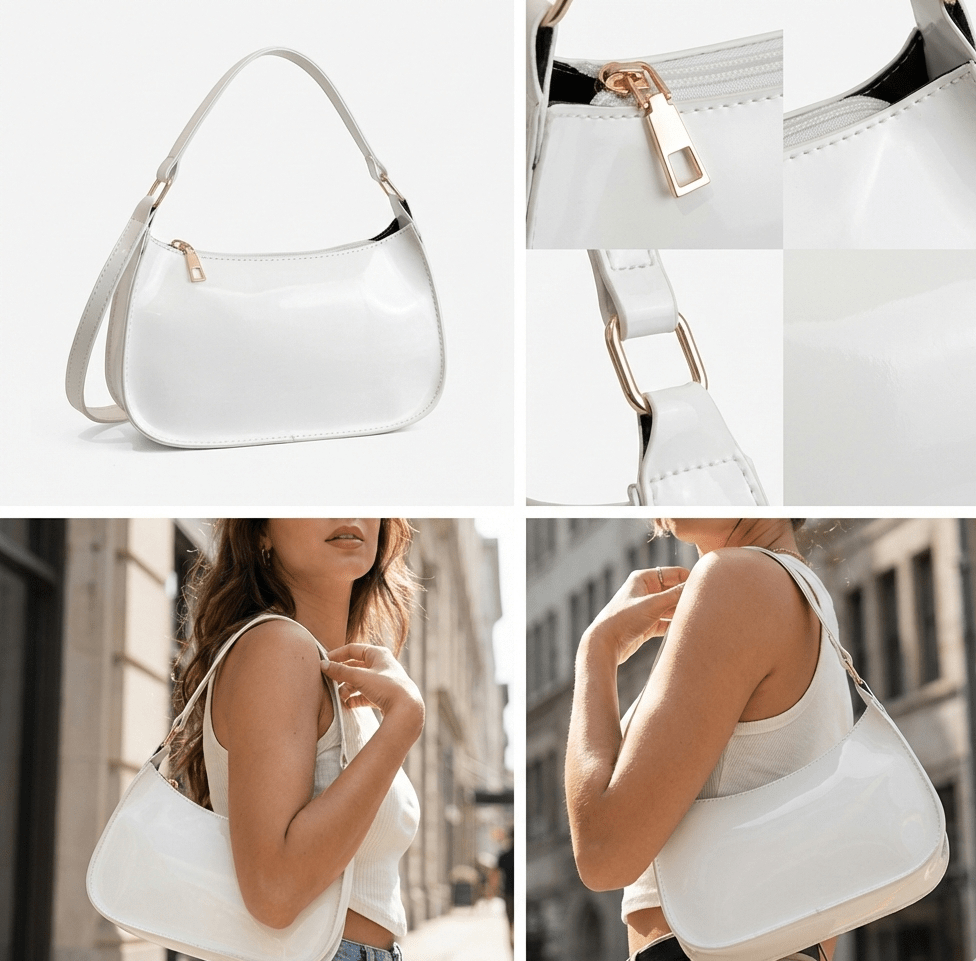 Bolsa Feminina Tiracolo Baguete Feminina de Ombro - Loja Glamurize LTDA