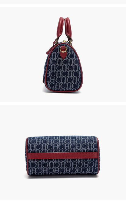 Bolsa Feminina Tiracolo Barrel Retro Denim - Loja Glamurize LTDA