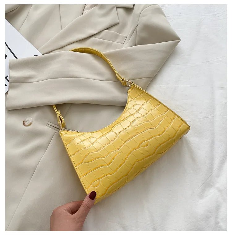 Bolsa Feminina Tiracolo Croco Gloss - Loja Glamurize LTDA