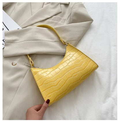 Bolsa Feminina Tiracolo Croco Gloss - Loja Glamurize LTDA
