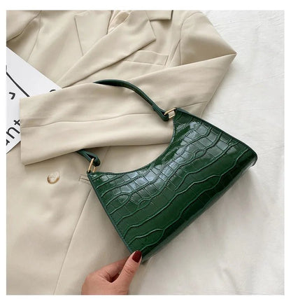 Bolsa Feminina Tiracolo Croco Gloss - Loja Glamurize LTDA