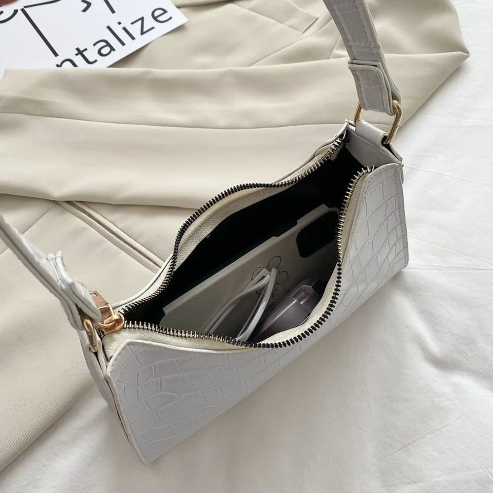 Bolsa Feminina Tiracolo Croco Gloss - Loja Glamurize LTDA