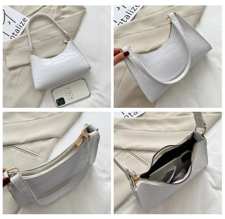 Bolsa Feminina Tiracolo Croco Gloss - Loja Glamurize LTDA