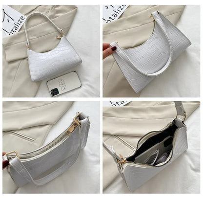Bolsa Feminina Tiracolo Croco Gloss - Loja Glamurize LTDA