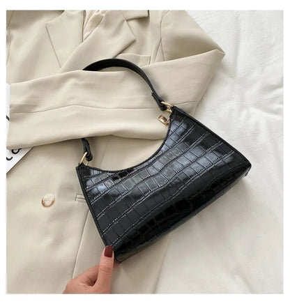 Bolsa Feminina Tiracolo Croco Gloss - Loja Glamurize LTDA
