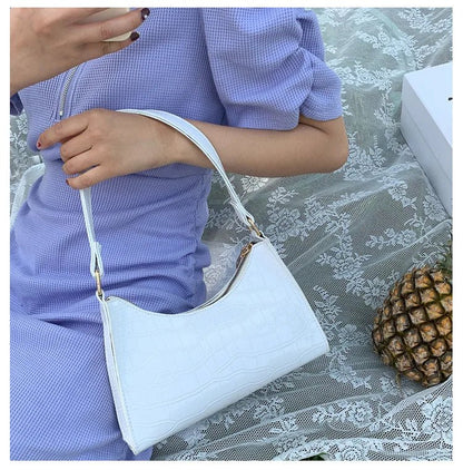 Bolsa Feminina Tiracolo Croco Gloss - Loja Glamurize LTDA