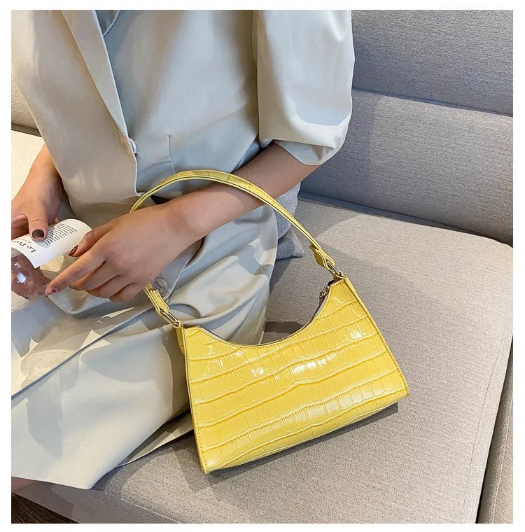 Bolsa Feminina Tiracolo Croco Gloss - Loja Glamurize LTDA