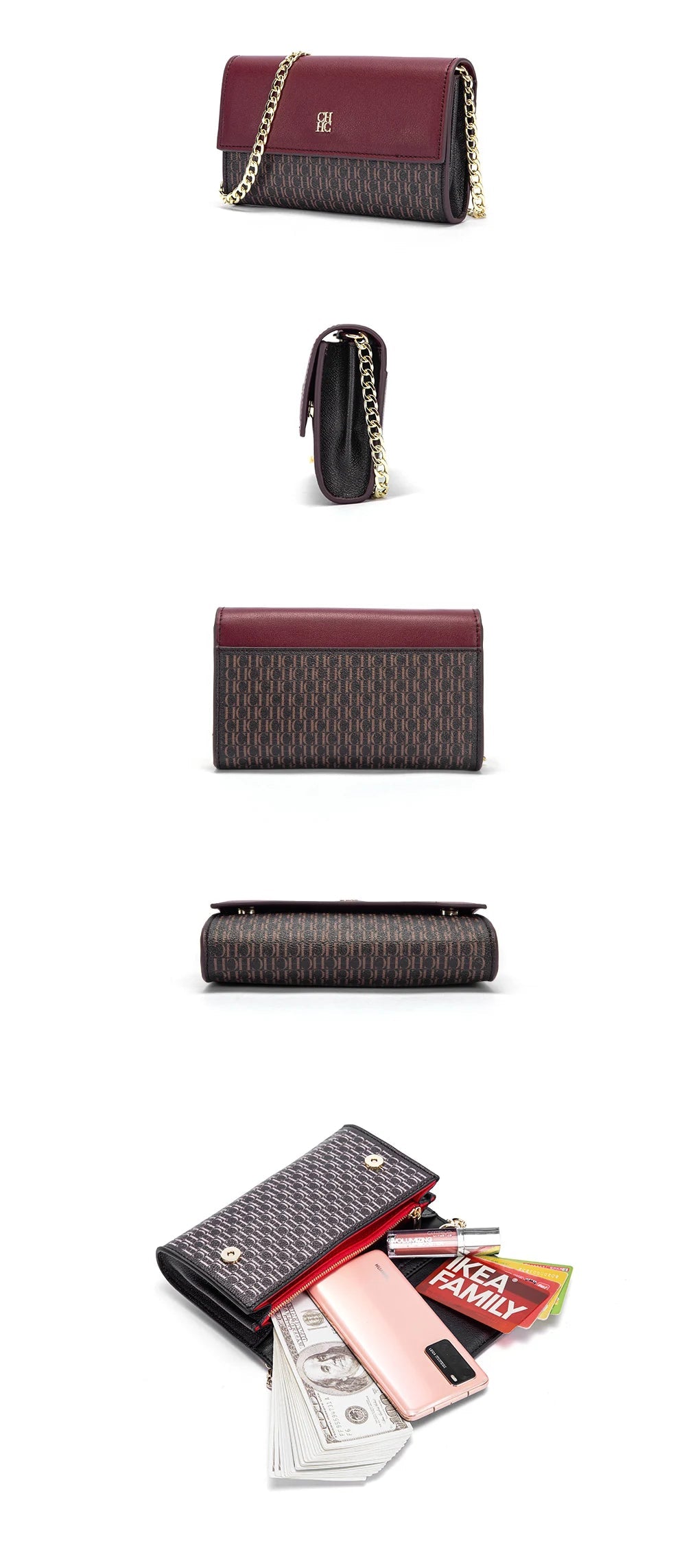 Bolsa Feminina Tiracolo Modelo Heritage - Loja Glamurize LTDA