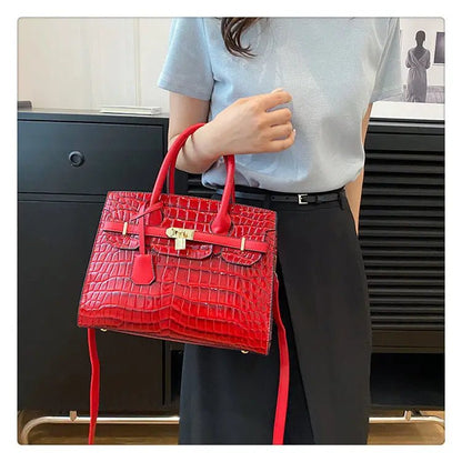 Bolsa Feminina Tote Modelo Queen Croco - Loja Glamurize LTDA