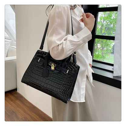 Bolsa Feminina Tote Modelo Queen Croco - Loja Glamurize LTDA