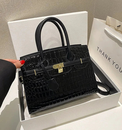 Bolsa Feminina Tote Modelo Queen Croco - Loja Glamurize LTDA