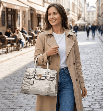 Bolsa Feminina Tote Modelo Queen Croco - Loja Glamurize LTDA