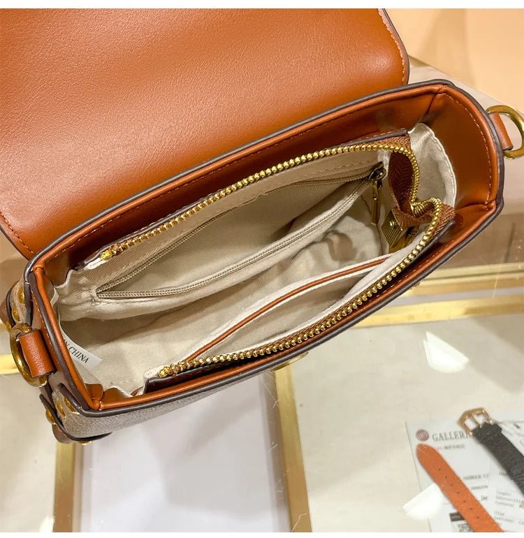 Bolsa Feminina Transversal Baú Modelo Heritage - Loja Glamurize LTDA
