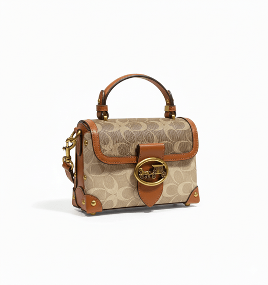 Bolsa Feminina Transversal Baú Modelo Heritage - Loja Glamurize LTDA