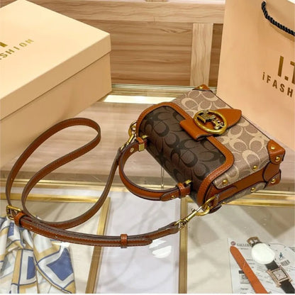Bolsa Feminina Transversal Baú Modelo Heritage - Loja Glamurize LTDA