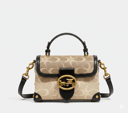 Bolsa Feminina Transversal Baú Modelo Heritage - Loja Glamurize LTDA