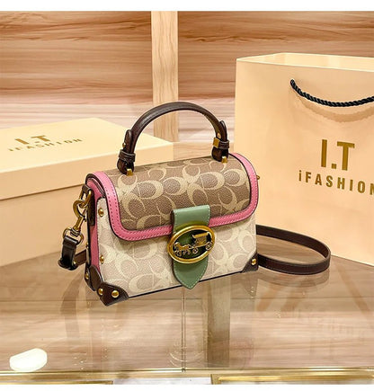 Bolsa Feminina Transversal Baú Modelo Heritage - Loja Glamurize LTDA