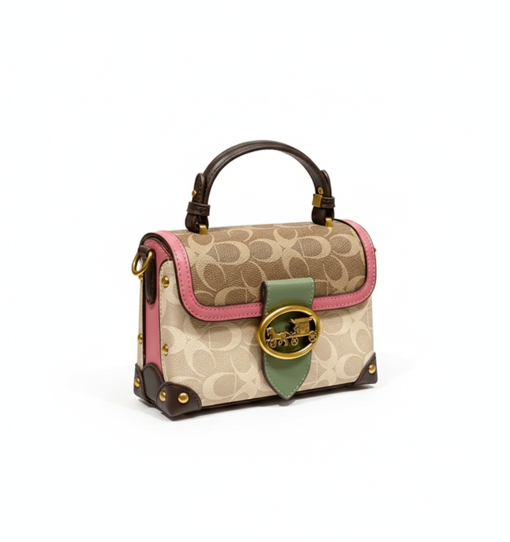 Bolsa Feminina Transversal Baú Modelo Heritage - Loja Glamurize LTDA